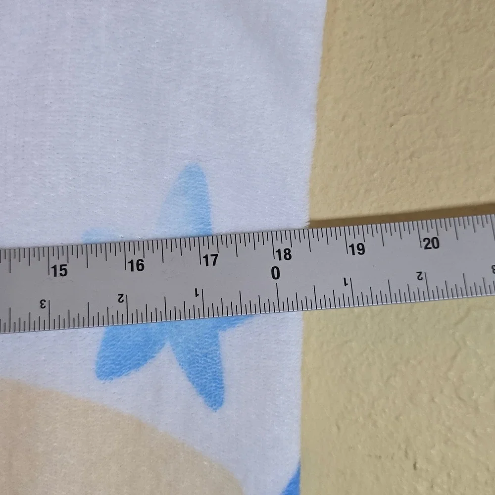 SheaMoisture Baby Milestone Blanket Moon Stars Months Weeks Fleece 18x35 White